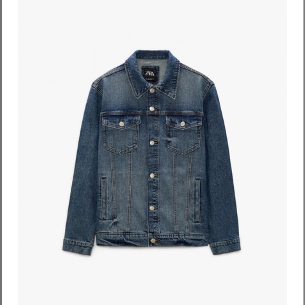 Men’s Zara Denim Oversized Jean Jacket XL
